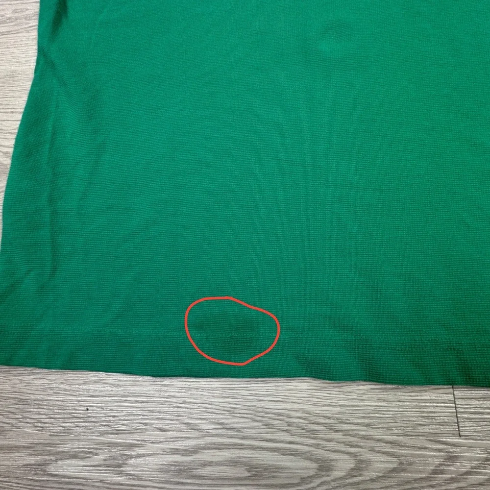Lacoste Mens Polo Shirt L1230 Classic Fit Green Short Sleeve Pique Cotton S/M